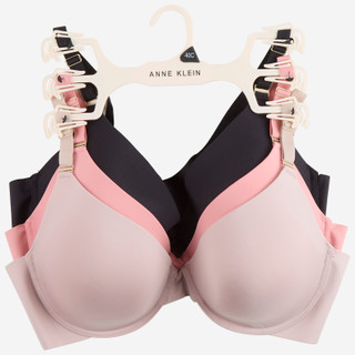 Thumbnail 1: ANNE KLEIN Anne Klein Plus 3 Pk Microfiber T-Shirt Bra 