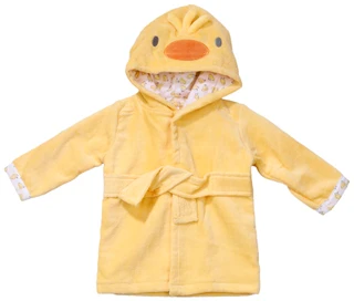 Thumbnail 1: Baby Essentials Baby Essentials Baby Velour Terry Cotton Duck Robe 