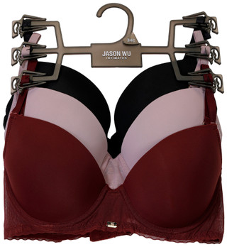 Thumbnail 1: JASON WU Jason Wu Womens 3 Pk Lace Mesh Underwire Bra 