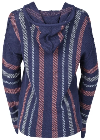 Thumbnail 2: Rip Curl Rip Curl Juniors Revival Striped Knit Hooded Poncho 