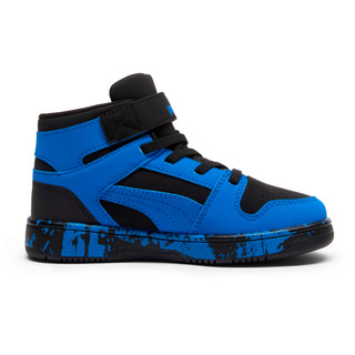 Thumbnail 6: Puma Puma Boys Rebound Layup Nubuk Velcro Athletic Shoes 
