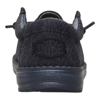 Thumbnail 10: Hey Dude Hey Dude Boys Wally Stretch Knit Slip On Shoes 