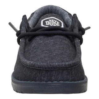 Thumbnail 12: Hey Dude Hey Dude Boys Wally Stretch Knit Slip On Shoes 
