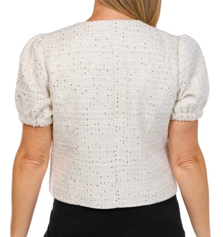 Thumbnail 2: Nanette Lepore Women's Sequin Boucle Jacket 