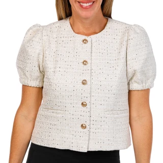 Thumbnail 1: Nanette Lepore Women's Sequin Boucle Jacket 