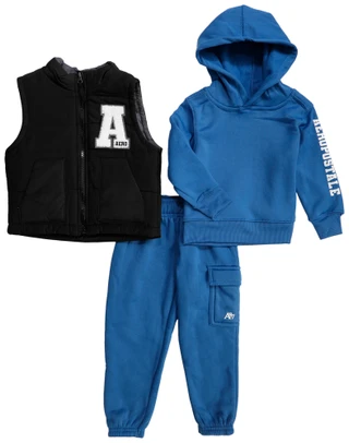 Thumbnail 1: Aeropostale Aeropostale Toddler Boys 3 Pc Puffer Vest Set 