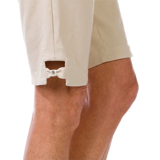 Thumbnail 3: Coral Bay Coral Bay Womens Pull On Bow Hem Bermuda Shorts 
