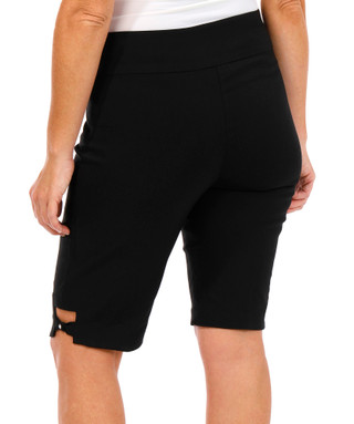 Thumbnail 5: Coral Bay Coral Bay Womens Pull On Bow Hem Bermuda Shorts 