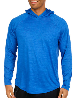 Thumbnail 1: REEL LEGENDS Reel Legends Mens Oceanside Long Sleeve Cooling Hoodie 