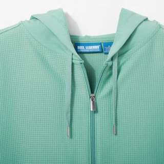 Thumbnail 4: REEL LEGENDS Reel Legends Womens Long Sleeve Waffle Hooded Top 