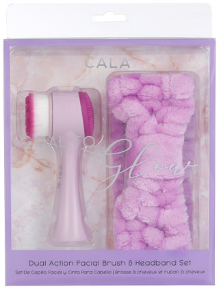 Thumbnail 1: CALA Cala Dual Action Facial Brush & Headband Set 