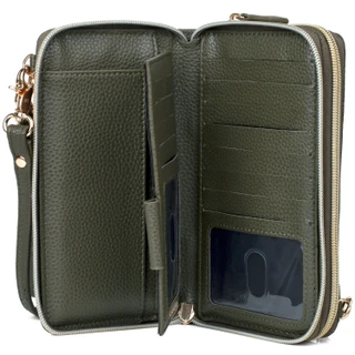 Thumbnail 3: BUXTON Buxton Solid Pebble Faux Leather Ultimate Organizer Wallet 