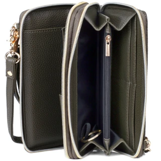 Thumbnail 4: BUXTON Buxton Solid Pebble Faux Leather Ultimate Organizer Wallet 