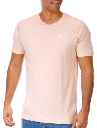 Thumbnail 1: Hurley Hurley Mens Short Sleeve Palm Tree Sunset Graphic Tee Shirt 