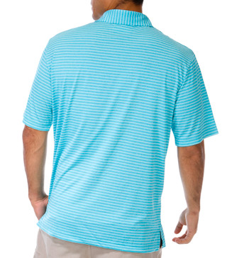 Thumbnail 2: PGA TOUR PGA TOUR Big & Tall  Mens Short Sleeve Striped Golf Polo 