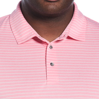 Thumbnail 3: PGA TOUR PGA TOUR Big & Tall  Mens Short Sleeve Striped Golf Polo 