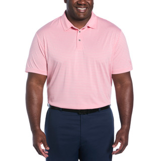 Thumbnail 1: PGA TOUR PGA TOUR Big & Tall  Mens Short Sleeve Striped Golf Polo 