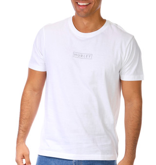 Thumbnail 1: Hurley Hurley Mens Short Sleeve Boxed Logo Tee Shirt 