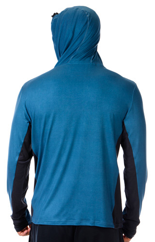 Thumbnail 2: DAKINE Dakine Mens Long Sleeve Mission Gaitor Hooded Rashguard 
