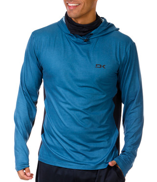 Thumbnail 3: DAKINE Dakine Mens Long Sleeve Mission Gaitor Hooded Rashguard 