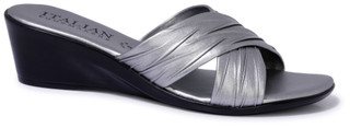Thumbnail 3: Italian Shoemakers Women's Kenny Crossover Wedge Sandals 
