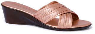 Thumbnail 3: Italian Shoemakers Women's Kenny Crossover Wedge Sandals 