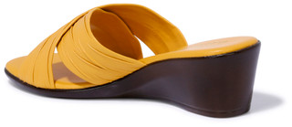Thumbnail 3: Italian Shoemakers Women's Kenny Crossover Wedge Sandals 