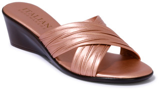 Thumbnail 2: Italian Shoemakers Women's Kenny Crossover Wedge Sandals 