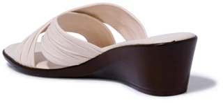 Thumbnail 3: Italian Shoemakers Women's Kenny Crossover Wedge Sandals 