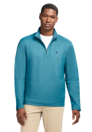 Thumbnail 1: IZOD IZOD Mens 1/4 Zip Performance Comfort Sweatshirt 