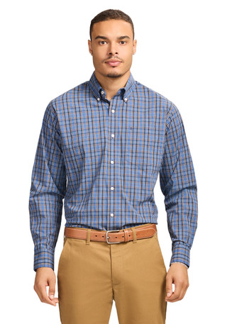 Thumbnail 1: IZOD IZOD Men's Performance Comfort Classic Fit Button Down Shirt 