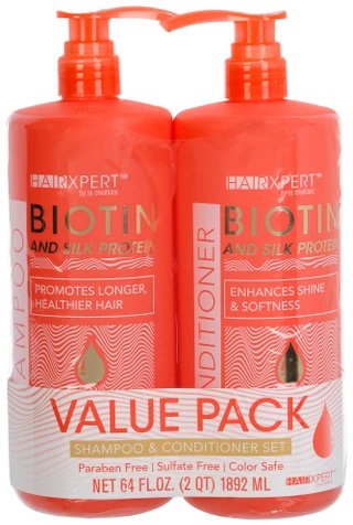 Thumbnail 1: SJ CREATIONS SJ Professional Biotin Shampoo & Conditioner Set 