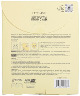 Thumbnail 2: DewGlow DewGlow 3 Pk Deep Radiance Vitamin C Masks 