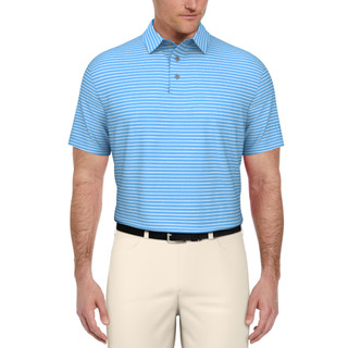 Thumbnail 1: PGA TOUR PGA TOUR Men's Heather Stripe Golf Polo 