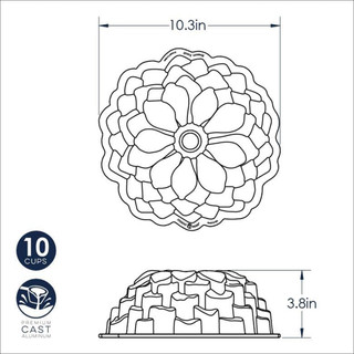 Thumbnail 5: Nordic Ware Nordic Ware Blossom Bundt Pan 