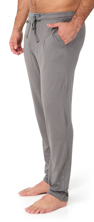 Thumbnail 3: Lucky Brand Lucky Brand Mens Solid Tapered Knit Pajama Pants 