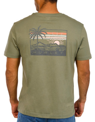 Thumbnail 2: Hurley Hurley Mens Short Sleeve Sunset Graphic Tee Shirt 