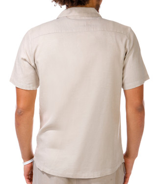 Thumbnail 2: Kenneth Cole Kenneth Cole Mens Short Sleeve Linen Button Down Shirt 