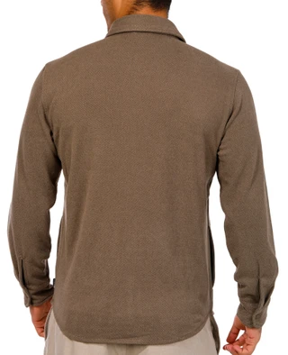 Thumbnail 2: Hurley Hurley Mens Long Sleeve Basketweave Fleece Snap Jacket 