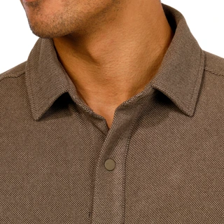 Thumbnail 3: Hurley Hurley Mens Long Sleeve Basketweave Fleece Snap Jacket 