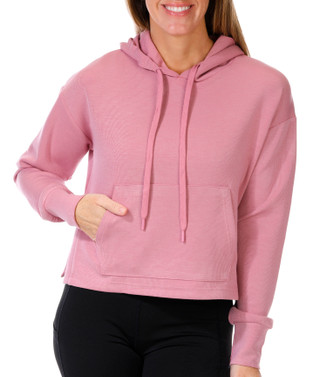 Thumbnail 1: BEARPAW Bearpaw Womens Long Sleeve Scuba Ribbed Hoodie 