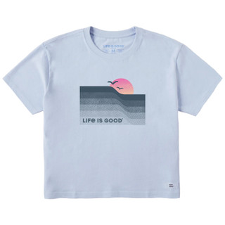 Thumbnail 1: Life is Good Life Is Good Womens Short Sleeve Sunset Crusher T-Shirt 