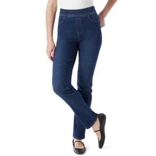 Thumbnail 1: Gloria Vanderbilt Gloria Vanderbilt Womens Amanda Knit Denim Jeans 