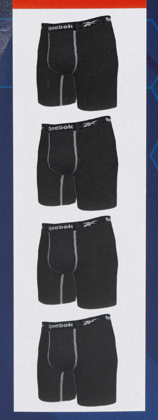 Thumbnail 3: Reebok Reebok Mens 4 Pk Performance Boxer Briefs 
