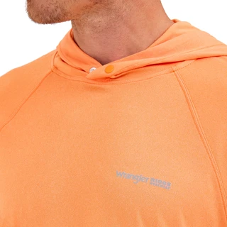Thumbnail 2: Wrangler Wrangler Mens Long Sleeve Hooded Technical Sun Tee 
