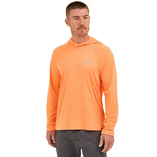Thumbnail 1: Wrangler Wrangler Mens Long Sleeve Hooded Technical Sun Tee 