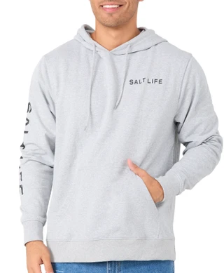 Thumbnail 1: Salt Life Salt Life Mens Long Sleeve Deep Ventures Hoodie 