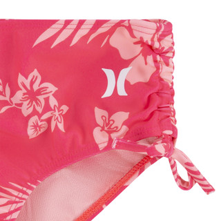 Thumbnail 3: Hurley Hurley Little Girls' 2-Piece Flounce Bikini Set 