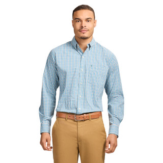 Thumbnail 1: IZOD IZOD Men's Performance  Plaid Button Down Shirt 