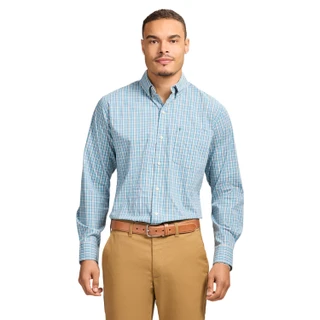 Thumbnail 1: IZOD IZOD Men's Performance  Plaid Button Down Shirt 